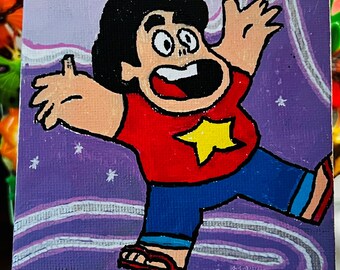 Steven Universe Steven Hand Drawn and Painted Canvas - Etsy Steven Universe Steven Hand Drawn and Painted Canvas - Etsy