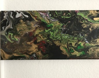 Abstract Painting on Canvas - Silver Lining