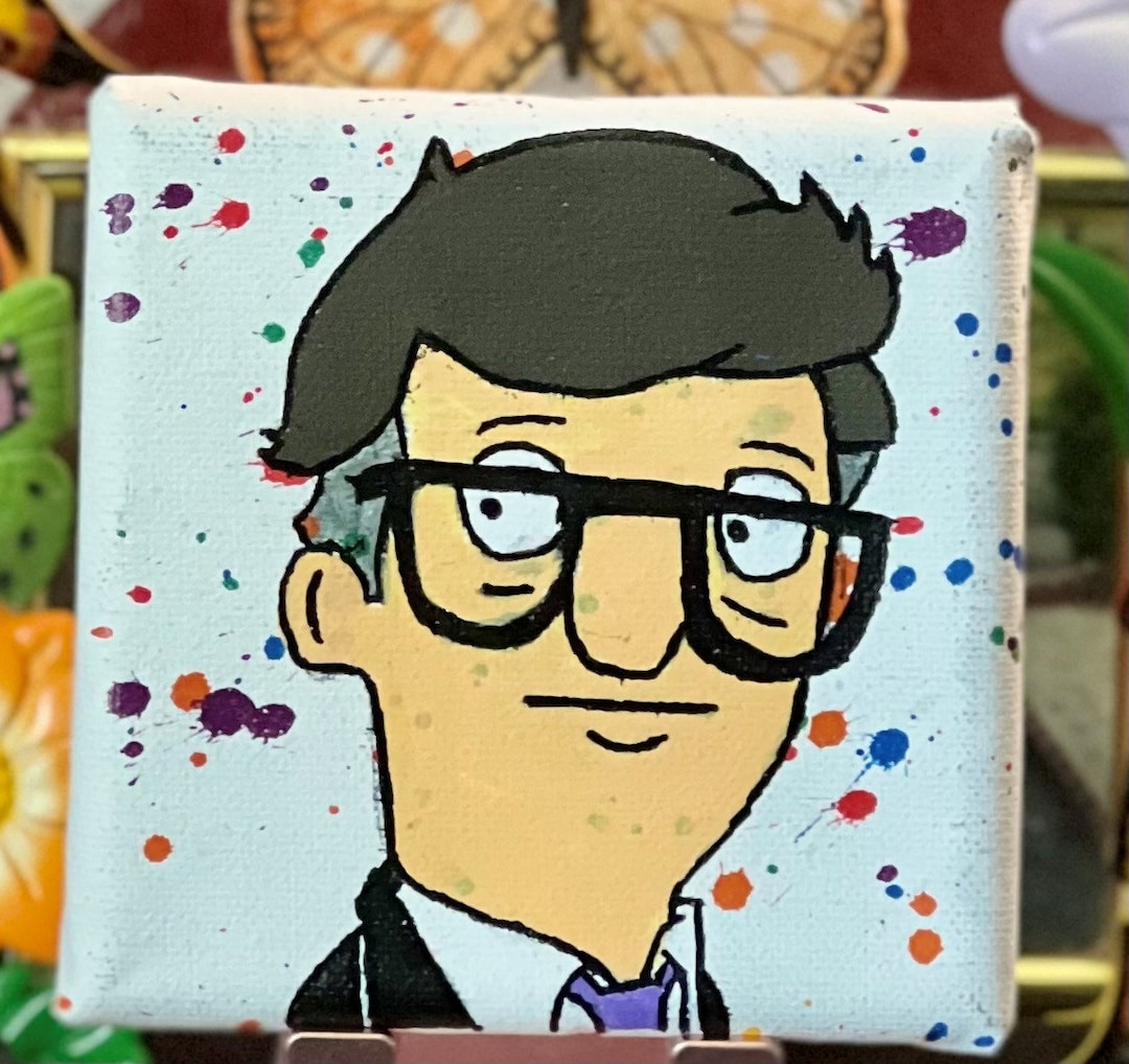 Bob's Burgers - Mort - Hand Drawn and Painted Canvas - Etsy