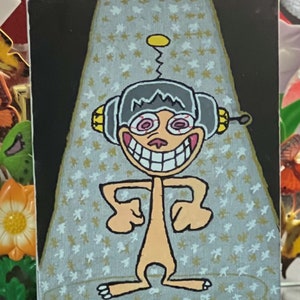 Ren & Stimpy - Ren - Hand Drawn and Painted Canvas