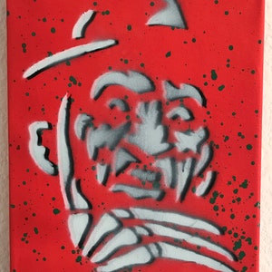 A Nightmare on Elm Street - Freddy Krueger - Canvas Spray Paint Art
