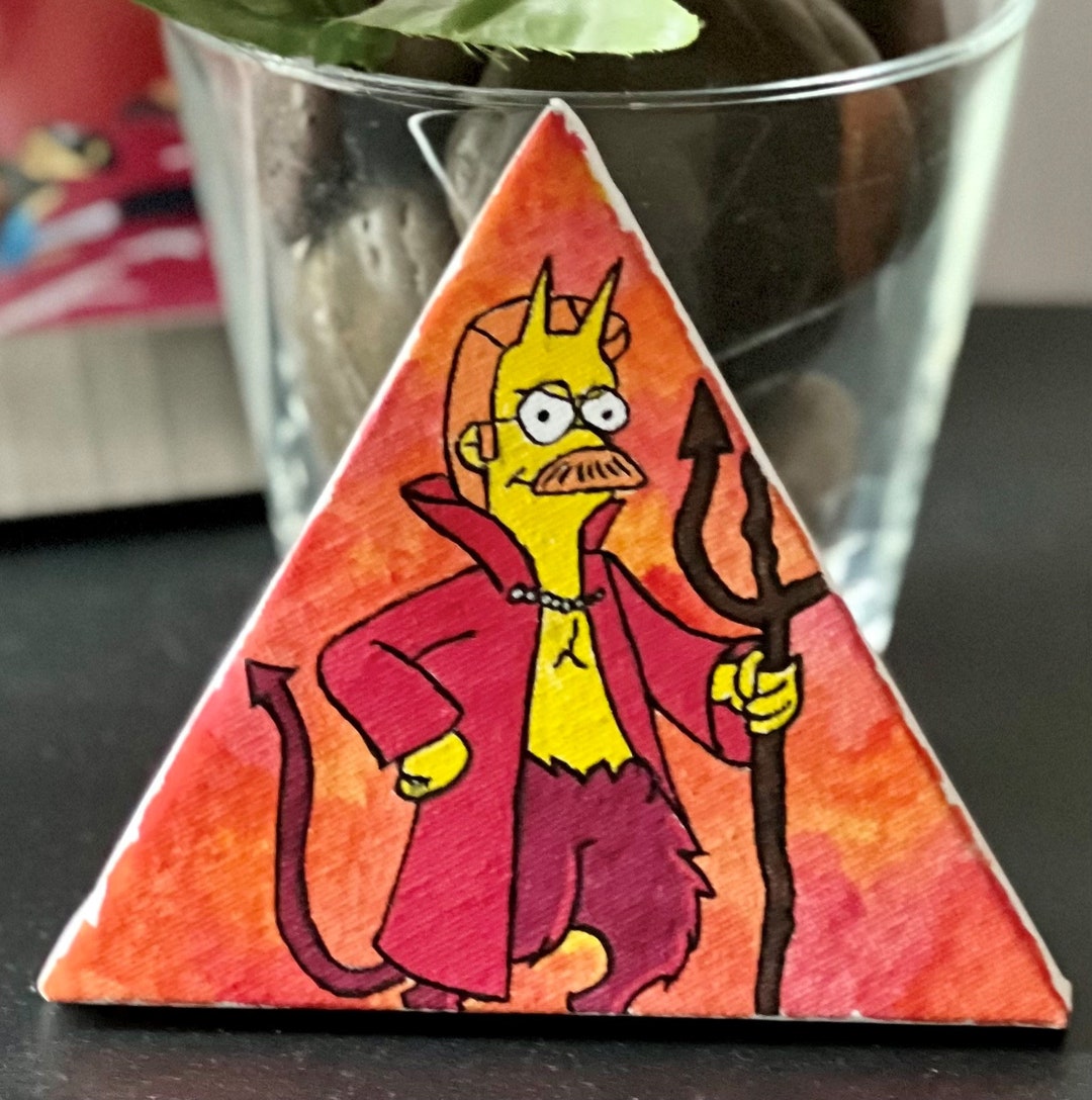 The Simpsons Tree House of Horror Devil Ned Flanders Etsy