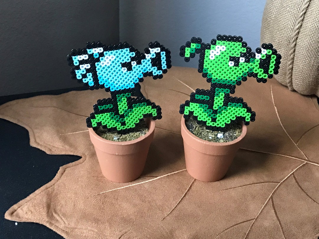 Plants Vs Zombies Figure PVZ Hama Beads Cactus Coconut 