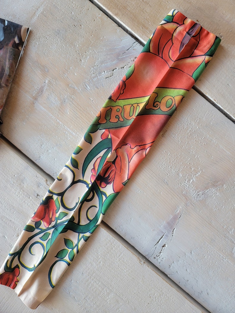 Fake Nylon Tattoo Sleeve Dialysis Fistula Sleeve Full Arm Sleeve for