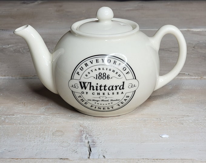 Vintage English Teapot Pristine Whittard of Chelsea Teapot Etsy