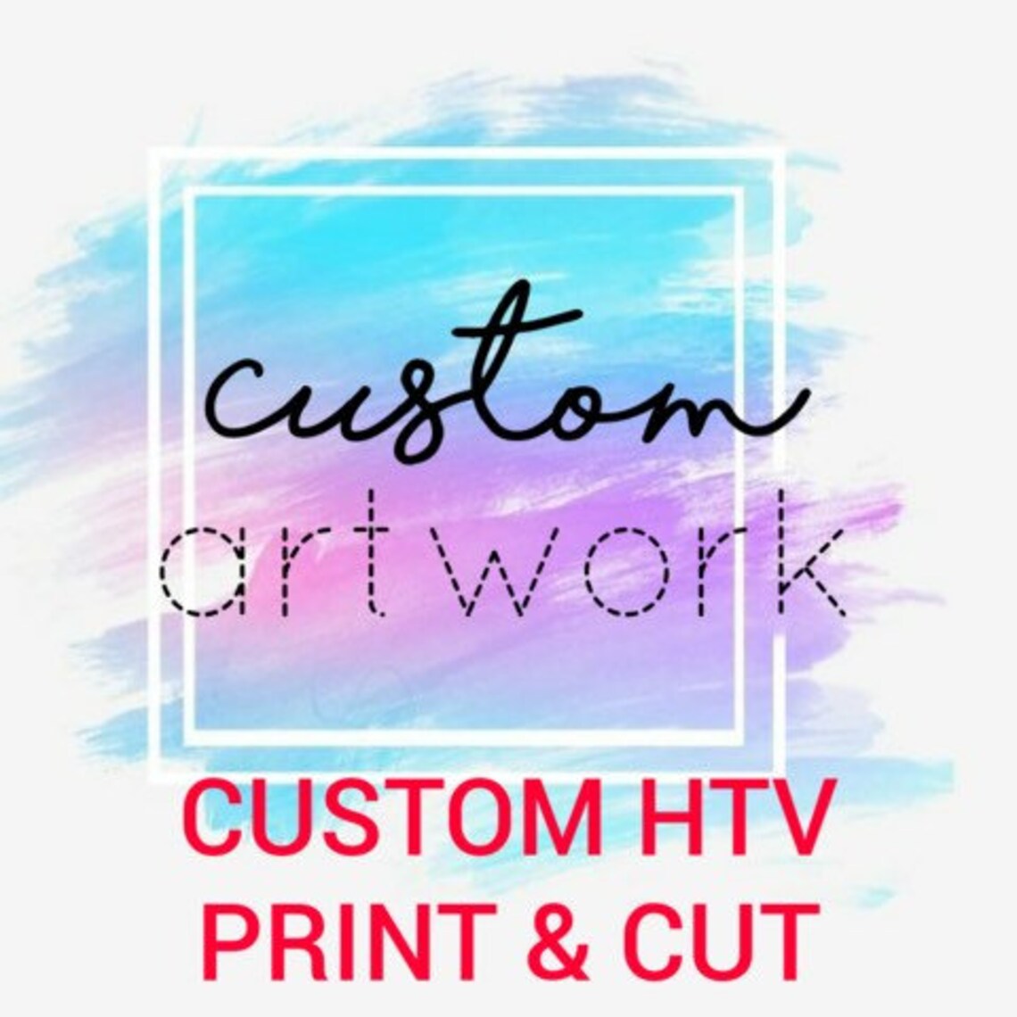 HTV Transfer Ready to Press Custom Print | Etsy