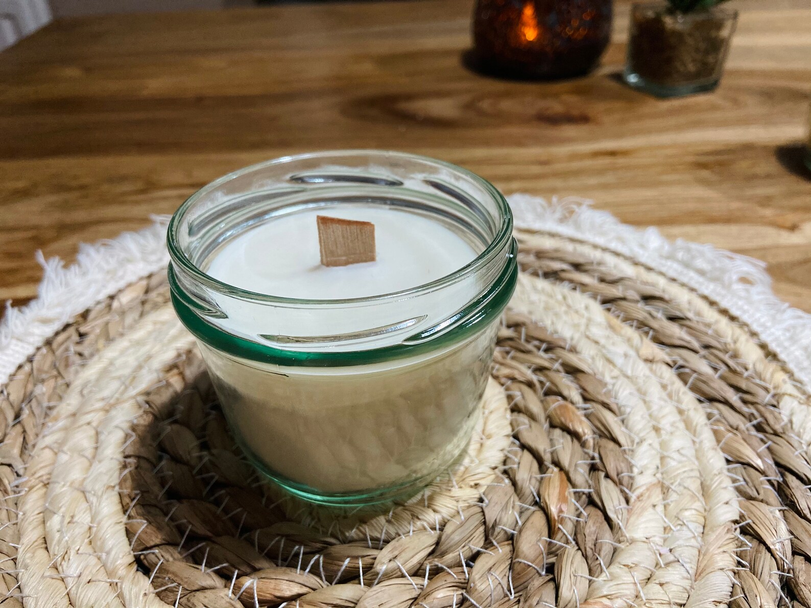Crackling Candle With Wooden Wick, Crackling Candle Made From 100