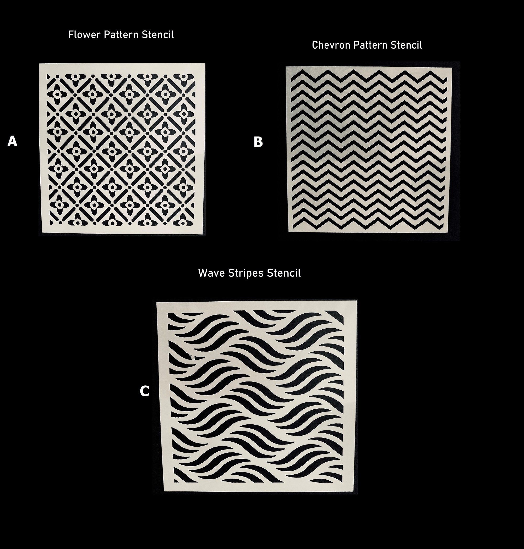 Cookie Pattern Stencil Craft Stencil 4.5in Cake Stencils Baking Home