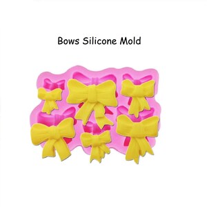 Bows Silicone Mold, 6-cavity Bow Mold