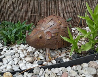 Hedgehog Metal Garden Figure,Metal Animals Figurine,Garden Sculpture Animals