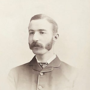 Antikes Portrait eines viktorianischen Gentleman.