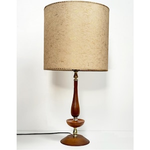 Vintage 50s Fiberglass Lamp - Etsy