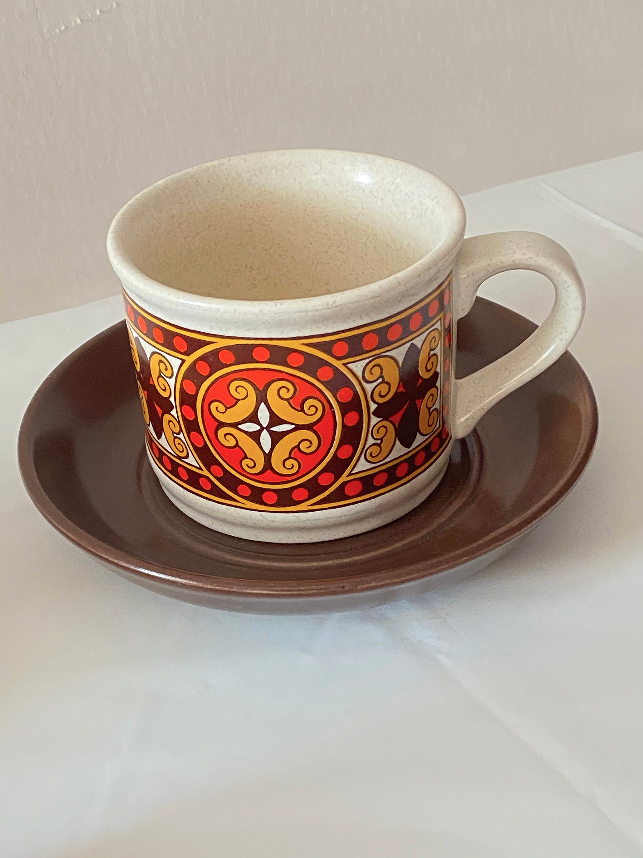 国内外の人気集結！ Elegance: Retro 14pc Mission/aztec With Set Coffee Sadler 絵画