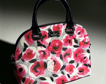 Kate Spade New York Grove Street Carli Rose Bed Floral Satchel Crossbody.