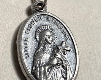 Saint Therese of Lisieux Carmelite Nun Religious Medal - Etsy