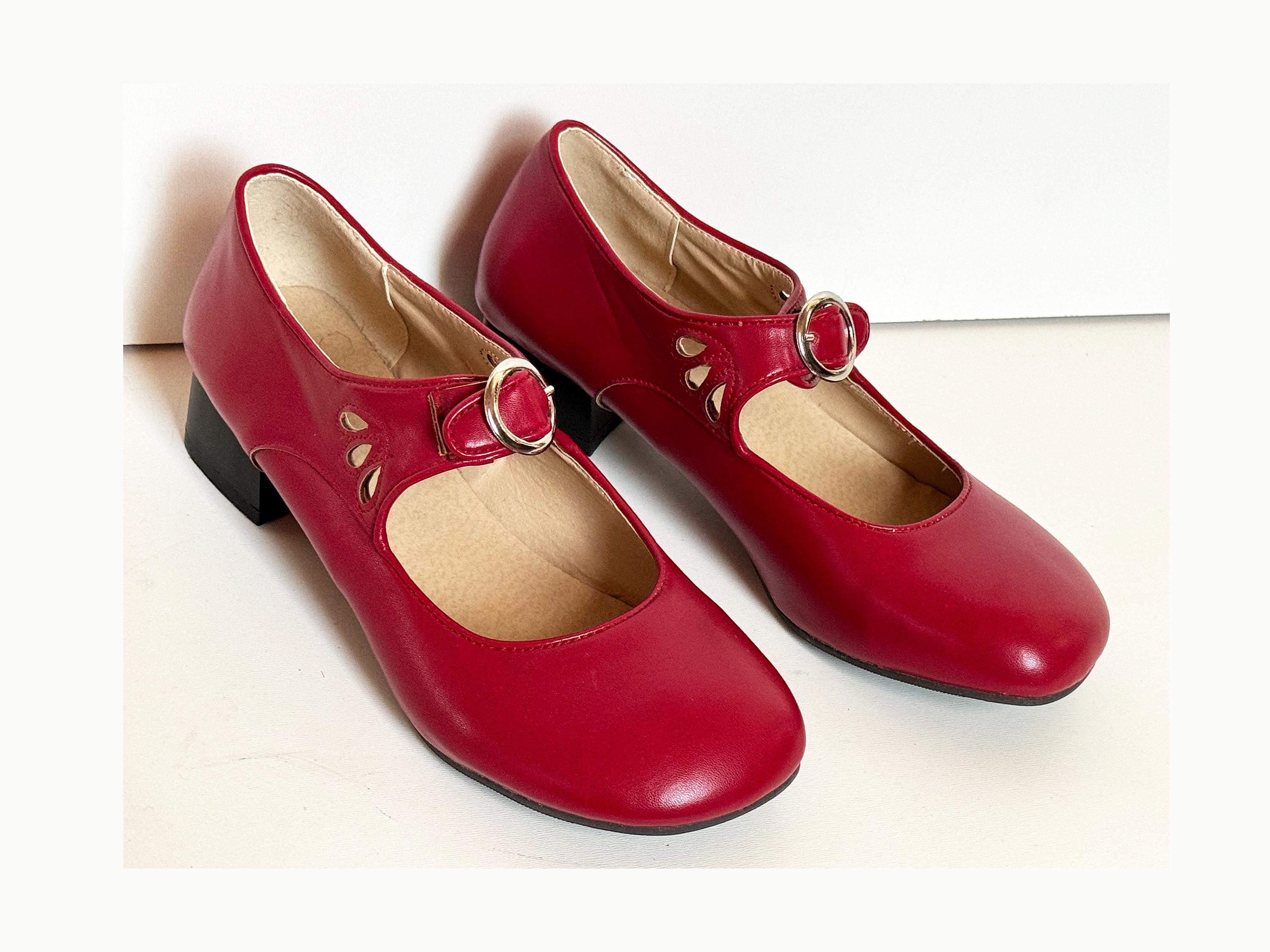 Red Mary Jane Shoes With Buckle. Etsy — free download