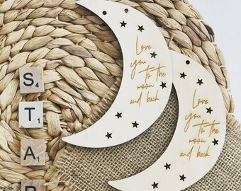 Mini decoración de luna