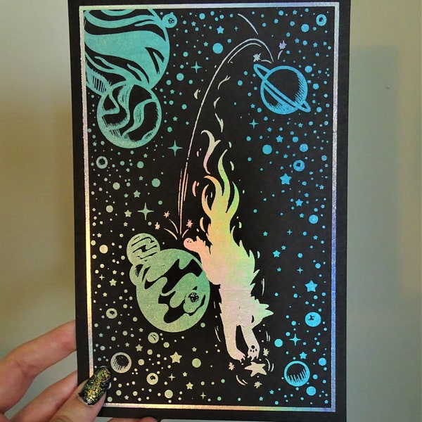 Foil Art Print Etsy