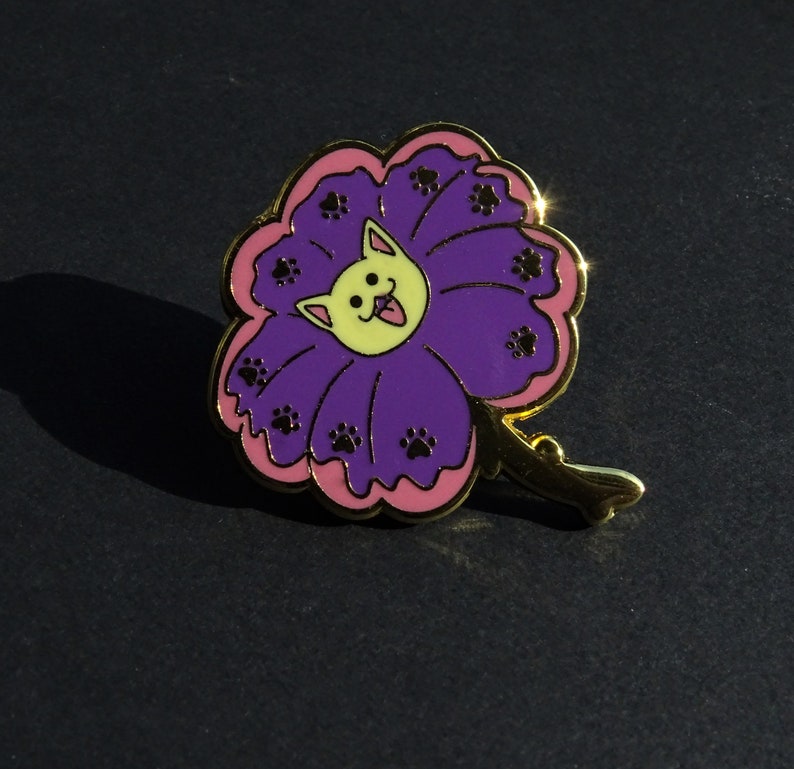 Purrtunia Hard Enamel Pin image 3