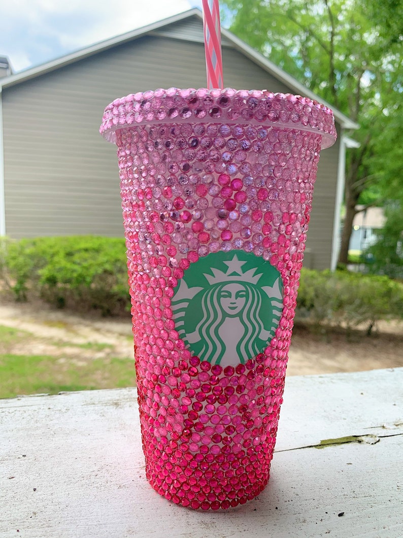 rhinestone starbucks tumbler