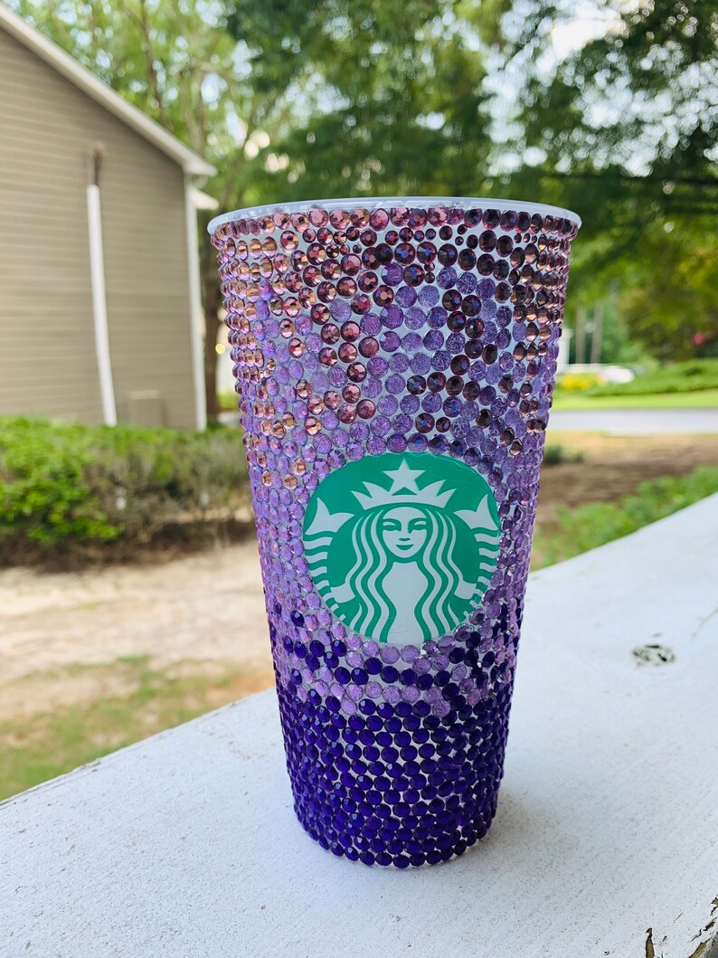 rhinestone starbucks tumbler
