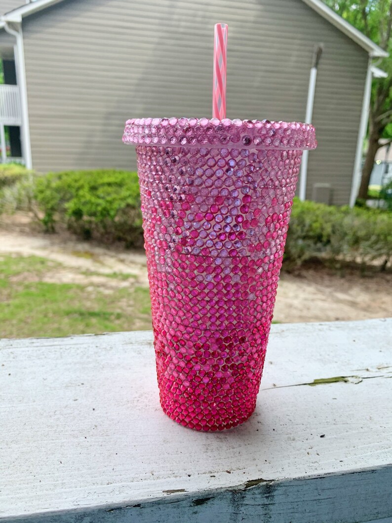rhinestone starbucks tumbler