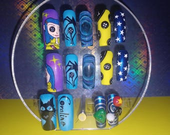 Lindo como un botón / Juego de uñas a presión completa