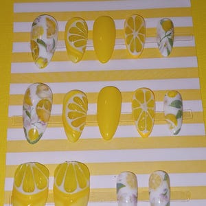 Lemonade | Full Press On Nail Set
