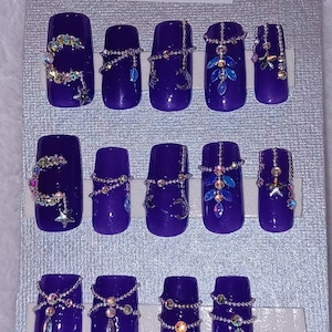 Moon Child | Choose Your Color!| full press on nail set