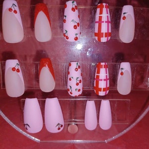 Charming Cherries | Full Press On Nail Set