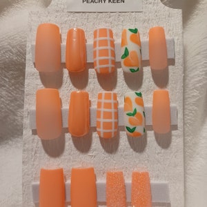 Peachy Keen | Full Nail Set