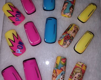 Stripverhaal| Volledige set pers op nagels