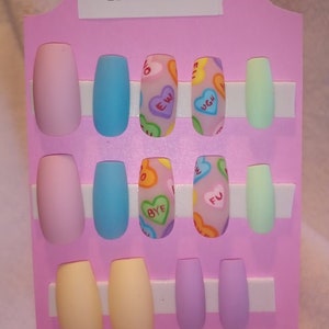 Love Me|Love Me Not | Full Nail Set