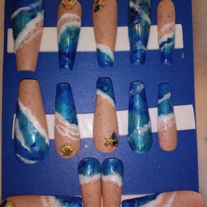 Seaside | Full Press On Nail Set