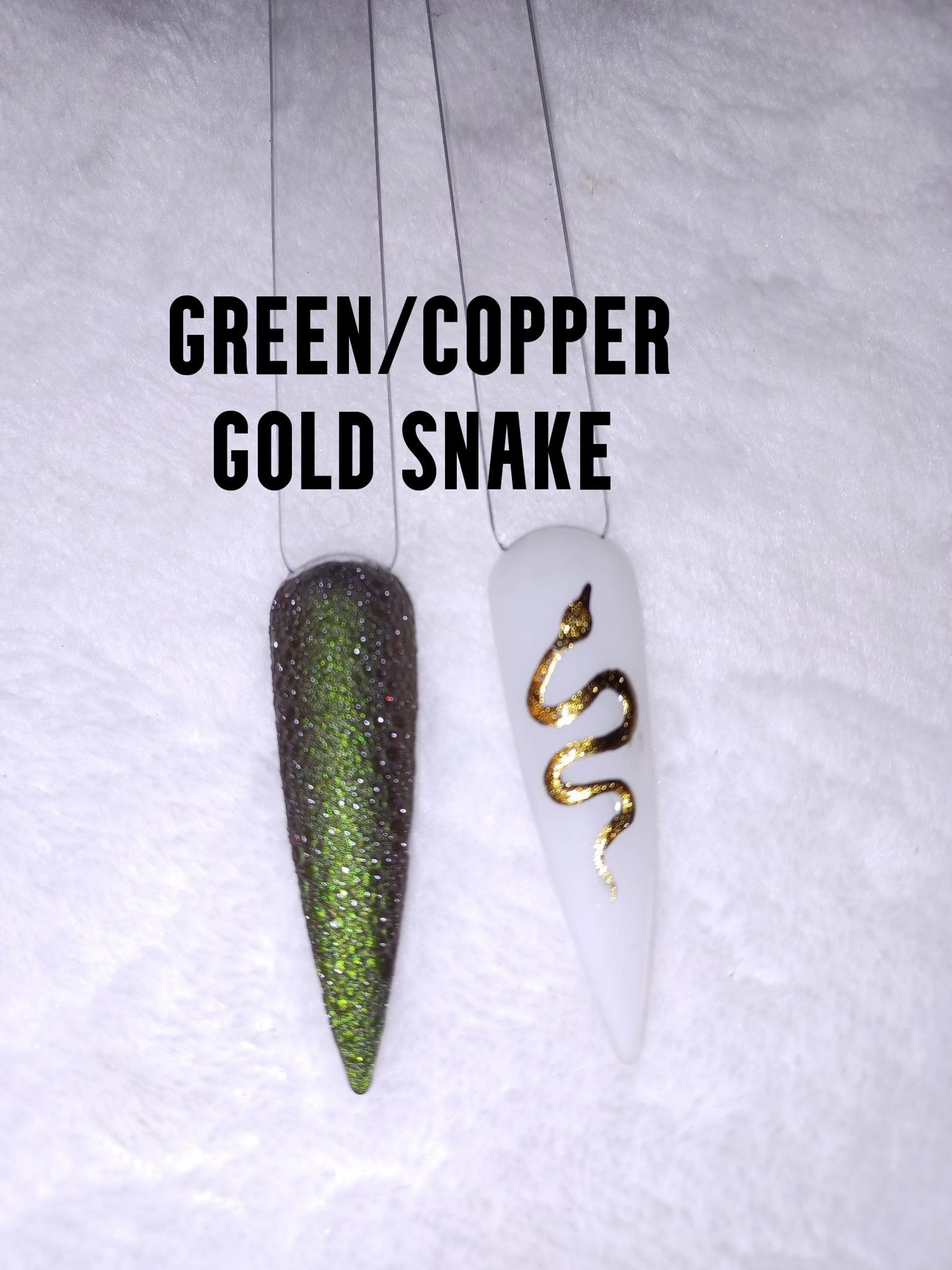 Serpentine Full Set of Press on Nails NEW COLOR OPTIONS Etsy