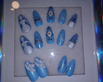 Glass Slipper | Full Press On Nail Set
