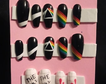 Prism Full Set of Press on Nails - Etsy Australia Prism Full Set of Press on Nails - Etsy Australia