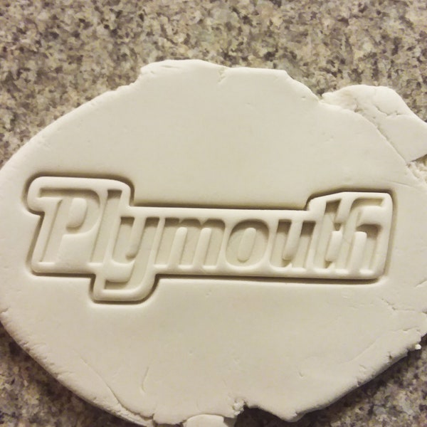 Plymouth Classic Car Emblem Cookie Cutter 3D Printed