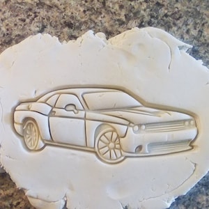 Dodge Challenger Hellcat Classic Car Cookie Cutter 3D Printed