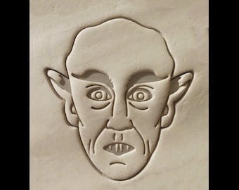 Cortador de galletas de Halloween impreso en 3D de vampiro Nosferatu para fiesta de Halloween