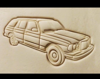 1985 Mercedes 300TD Station wagon Classic Car Cookie Cutter 3D Printed