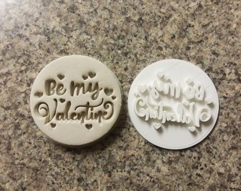 Be My Valentine Embosser Stempel Cupcake Embosser Cookie Embosser Love