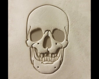 Skull Front 3D Printed Halloween Cookie Cutter Halloween Party