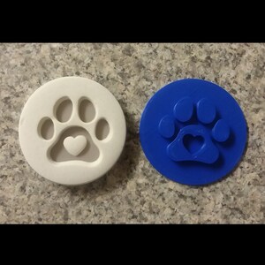 Heart Dog Paw Embosser Stamp Muffin Embosser Cookie Icing Embosser