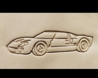 GT40 Car Cookie Cutter 3D Printed