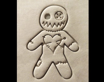 Voodoo Doll 3D Printed Halloween Cookie Cutter Halloween Party