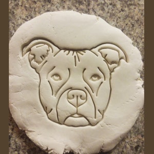 Pitbull Dog Cutter 3d Printed Dog Treats