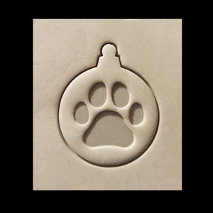 Dog Paw Christmas Ornament Cookie Cutter 3d Printed Dog Treats