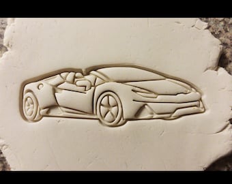 Lamborghini Huracan Car Cookie Cutter 3D Printed