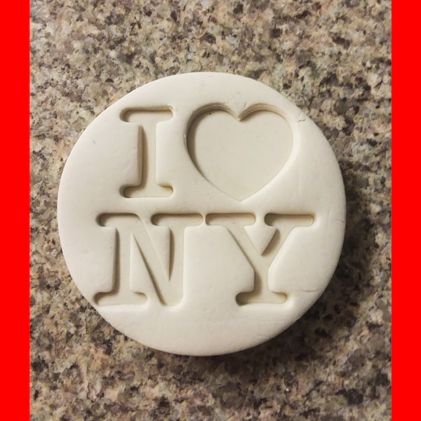 I Love New York 3D Printed Cookie Cutter New York City